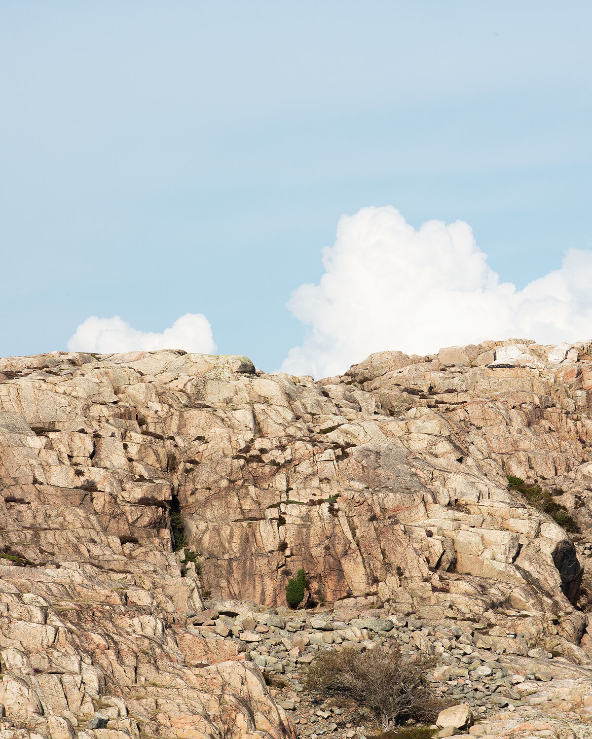 Stone cliff