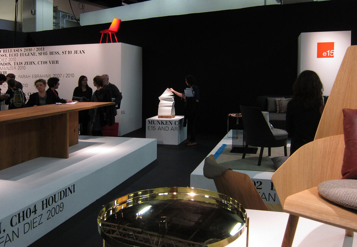 Munken Cube at the e15 fair booth